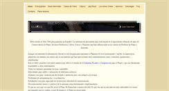 Desktop Screenshot of leccionesdepiano.net